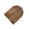Hello Honey® 13" Natural Carved Arch Mango Wood Serving Board